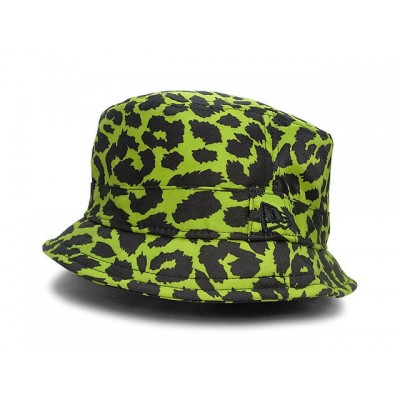 Jeremy Scott Leopard Bucket New Era Fall Fashion Hat Cap Floppy Lime Black Spots  eb-40592128